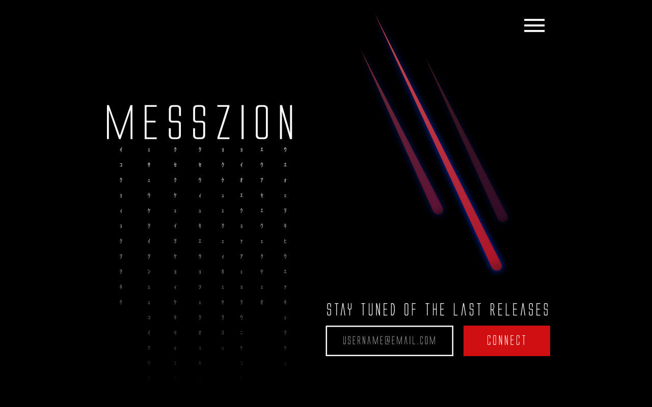Création du site vitrine du compositeur de musiques électronique Messzion.